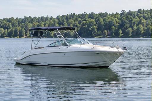 Motorboat on the water